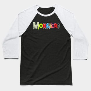 Famous Monsters Baseball T-Shirt